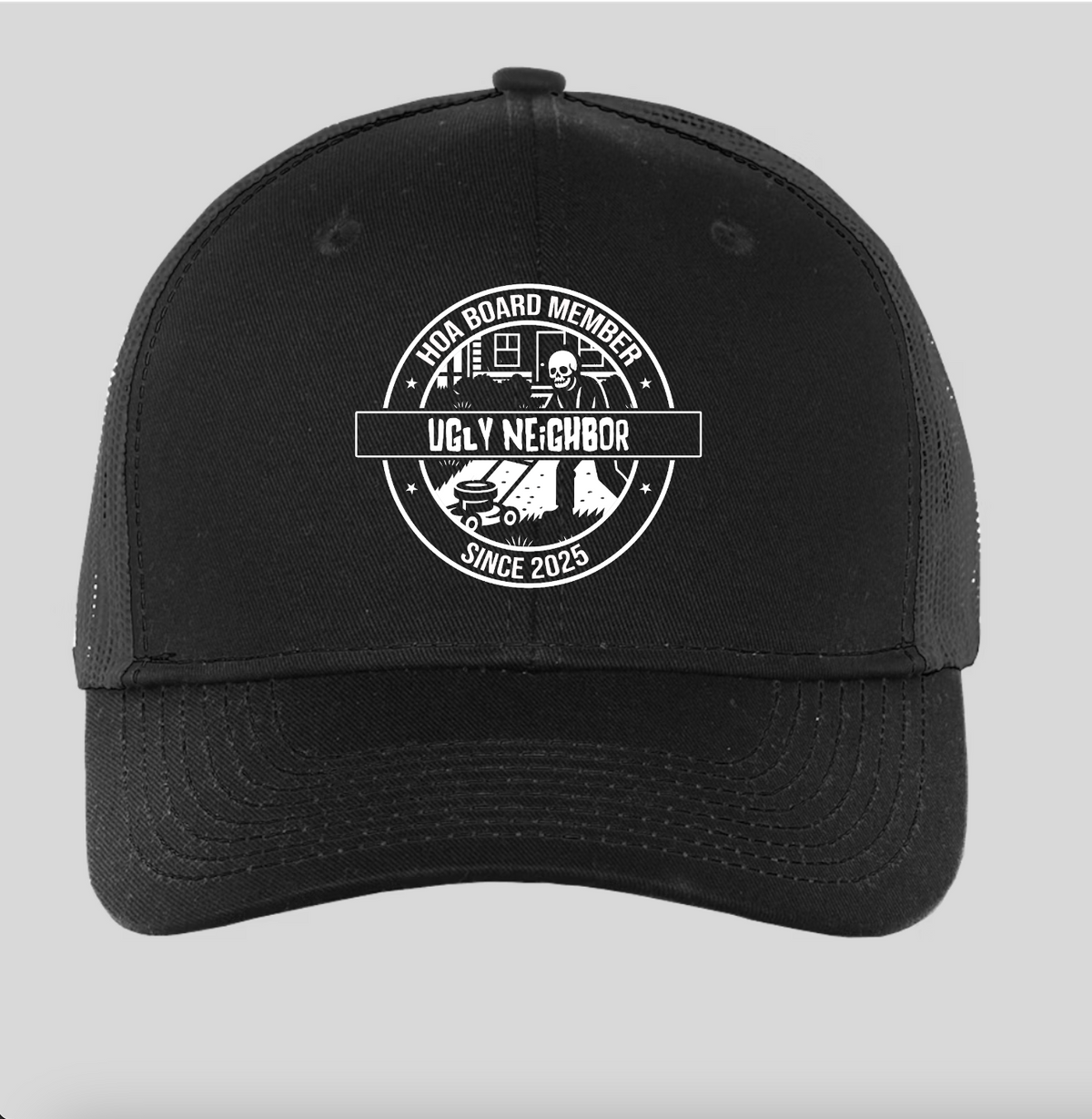 Ugly Neighbor (Official HOA Logo) Trucker Hat